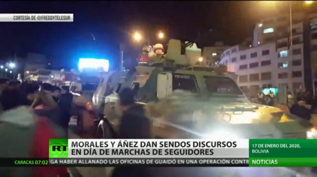 Bolivia se prepara para marchas a favor y contra el Gobierno interino