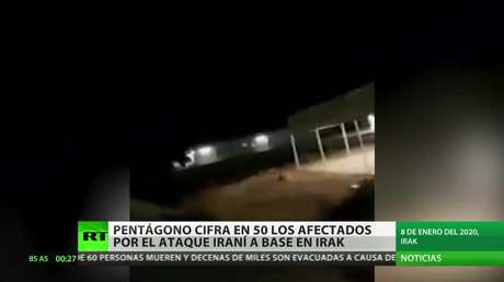 El Pentágono cifra en 50 los afectados por el ataque iraní a una base en Irak