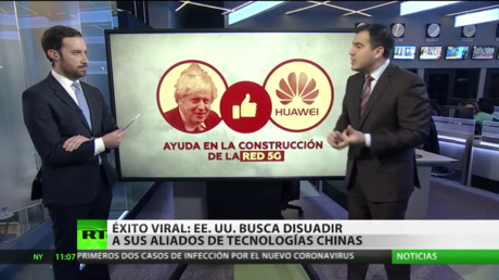 EE.UU. busca disuadir a sus aliados de las tecnologías chinas en pleno brote del coronavirus