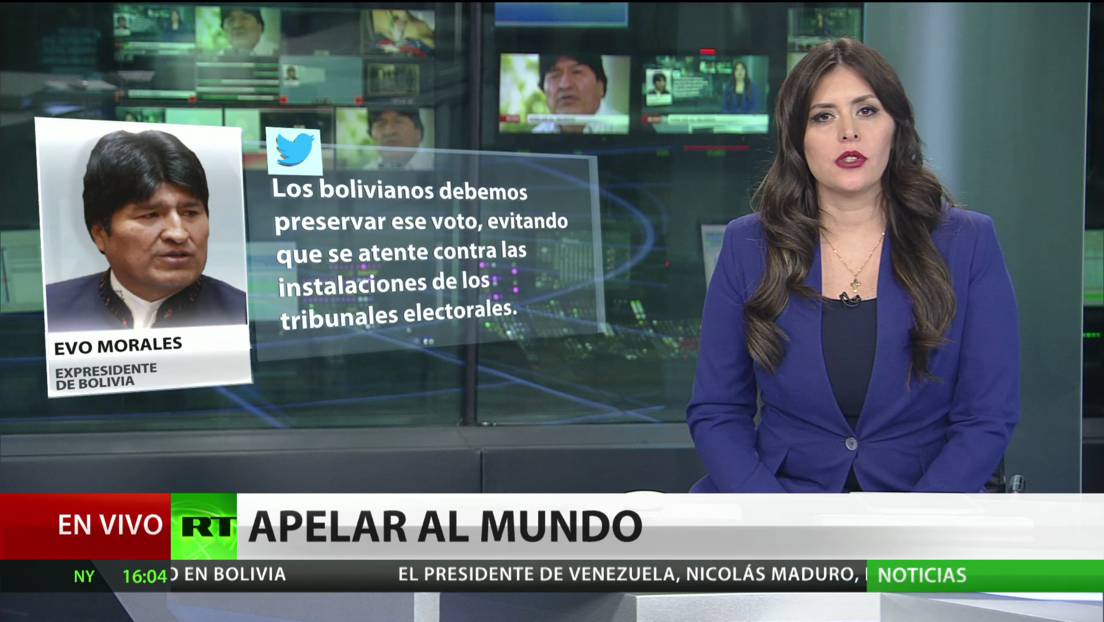 Morales: La derecha se opone a unas "elecciones libres y justas" en Bolivia