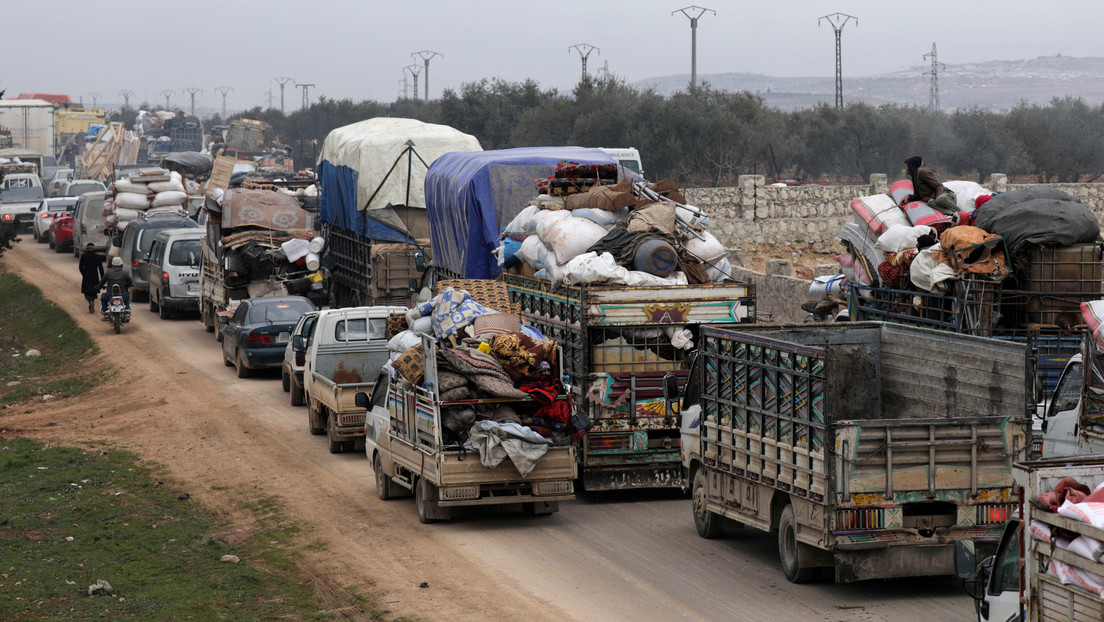 Rusia: No hay nada que confirme que "cientos de miles" de civiles se dirijan hacia la frontera turca desde Idlib