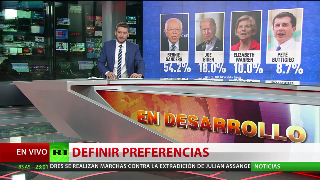 Bernie Sanders se proclama ganador de los caucus demócratas en Nevada