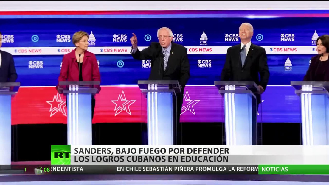EE.UU.: Sanders, bajo fuego por destacar los logros de Cuba en educación