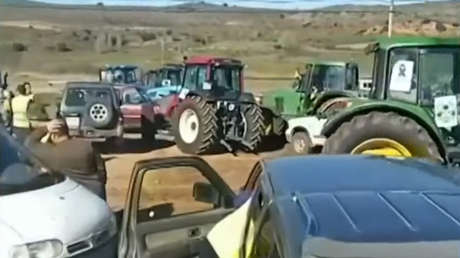 Los agricultores se manifiestan en España para reclamar precios justos para sus productos