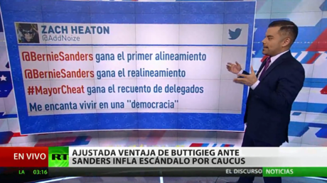 Pete Buttigieg y Bernie Sanders lideran las primarias demócratas en Iowa