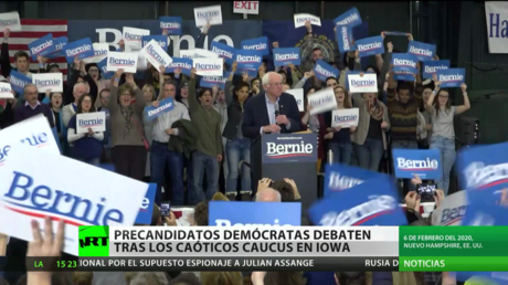 EE.UU.: Precandidatos demócratas debaten tras los caóticos caucus en Iowa