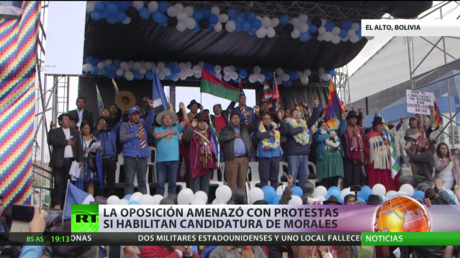 Bolivia: La oposición amenaza con protestas si habilitan la candidatura de Morales