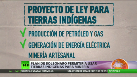 Plan de Bolsonaro Permitirá usar tierras indígenas para explotación minera