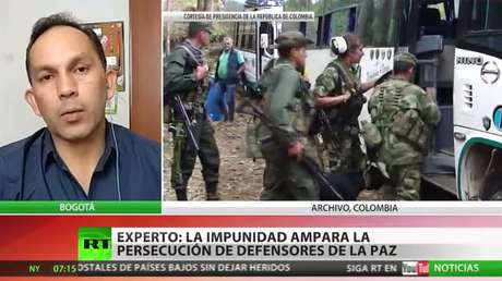 Experto: "En Colombia hay una política de impunidad que permite la persecución de líderes sociales y defensores de derechos humanos"