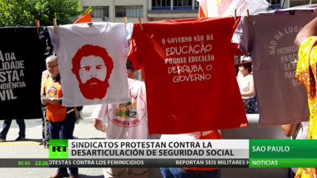 Sindicatos protestan contra la desarticulación de la seguridad social en Brasil