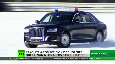 RT asiste a la competición de chóferes que llevan a los altos cargos rusos