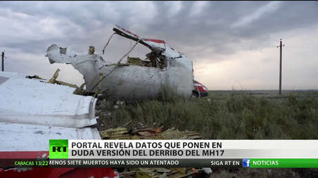 Un portal revela datos que ponen en duda la versión del derribo del avión MH17 de Malasia Airlines