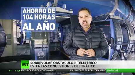 Cómo un teleférico ayuda a evitar los atascos en Bolivia