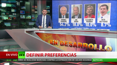 Bernie Sanders se proclama ganador de los caucus demócratas en Nevada