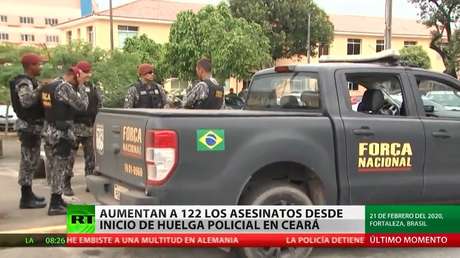 Aumentan a 122 los asesinatos desde el inicio de la huelga policial en el estado brasileño de Ceará