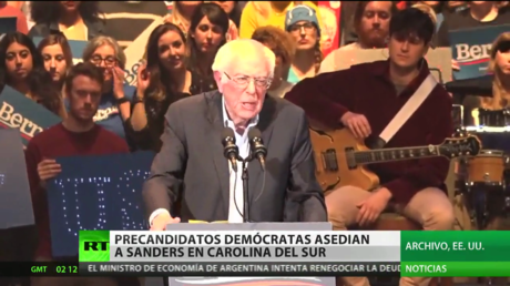Los precandidatos demócratas asedian a Bernie Sanders en un debate electoral en Carolina del Sur