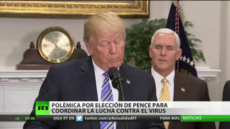 Designación de Mike Pence para coordinar la lucha contra el coronavirus en EE.UU. genera polémica