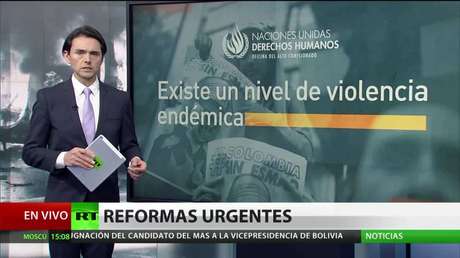 La ONU califica de "endémica" la violencia en Colombia