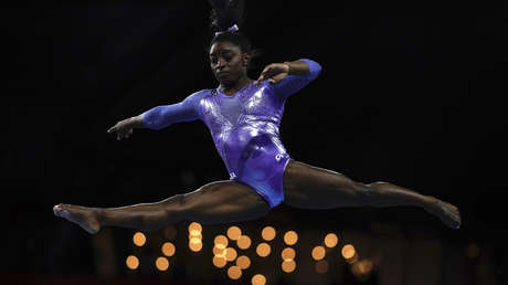VIDEO: La gimnasta Simone Biles publica un nuevo adelanto de un salto que está preparando, nunca antes ejecutado por una mujer