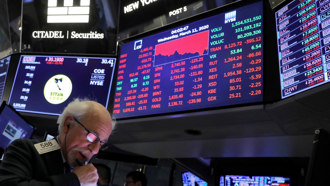 Los mercados mundiales se desploman tras la suspensión de vuelos de Europa a EE.UU. por el coronavirus