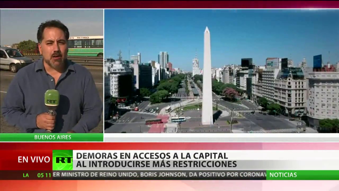 Argentina cierra todas sus fronteras por la pandemia de covid-19