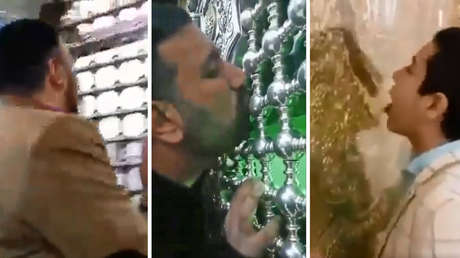 VIDEO: Peregrinos lamen santuarios religiosos en el epicentro del coronavirus en Irán