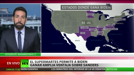 Joe Biden lidera la carrera por la candidatura demócrata en las presidenciales de EE.UU.