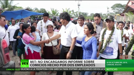 El MIT dice que no encargó a sus empleados el informe sobre comicios en Bolivia