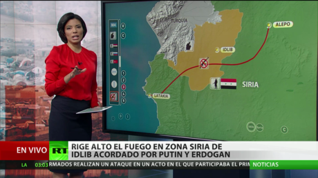 Entra en vigor el alto el fuego acordado por Putin y Erdogan para  la ciudad siria de Idlib