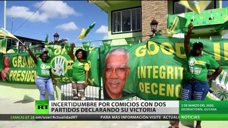 Tensión en Guyana: dos partidos declara su victoria tras los comicios