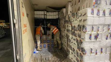 Detienen en México un camión con más de 15 toneladas de marihuana con un precio estimado de 1,2 millones de dólares