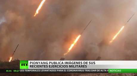 Corea del Norte publica imágenes de sus más recientes ejercicios militares