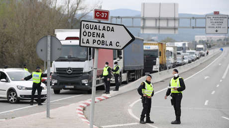 Cuarentena en España: 70.000 personas permanecen aisladas en 4 municipios de Cataluña