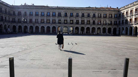 VIDEO: Las calles vacías de Madrid después de la entrada en vigor del estado de alarma en España por el covid-19