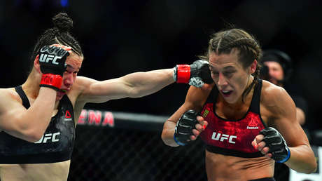 VIDEO: Luchadora de la UFC que quedó con el rostro desfigurado tras "una de las mejores peleas de la historia" muestra cómo está una semana después