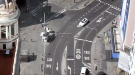 VIDEO: Madrid convertida en ciudad fantasma por el coronavirus, vista desde el cielo