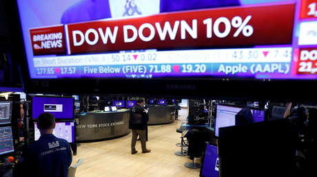 Las bolsas de EE.UU. vuelven a caer como consecuencia de la crisis por el coronavirus