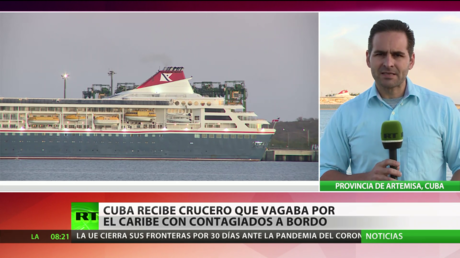 Cuba recibe crucero británico que vagaba por el Caribe con contagiados de covid-19 a bordo