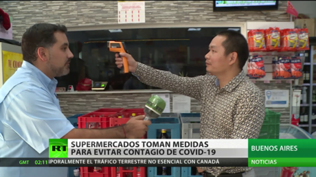 En Argentina los supermercados toman medidas para evitar el contagio por coronavirus