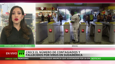 Crece el número de contagiados y fallecidos por coronavirus en América Latina