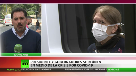 Alberto Fernández se reúne con los gobernadores argentinos en medio de la crisis de covid-19