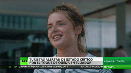 Turistas en Ecuador expresan preocupación por el toque de queda debido al coronavirus