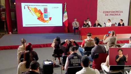 México contabiliza 8 fallecimientos por coronavirus y eleva el número de contagios a 585