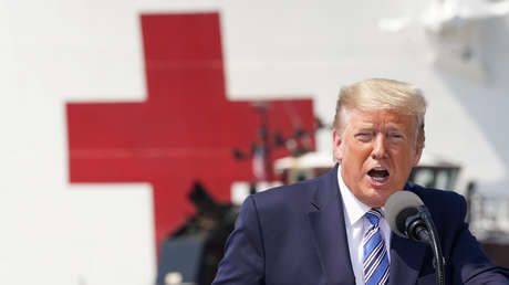 Trump afirma que los hospitales que no usen sus aparatos de respiración artificial deben liberarlos