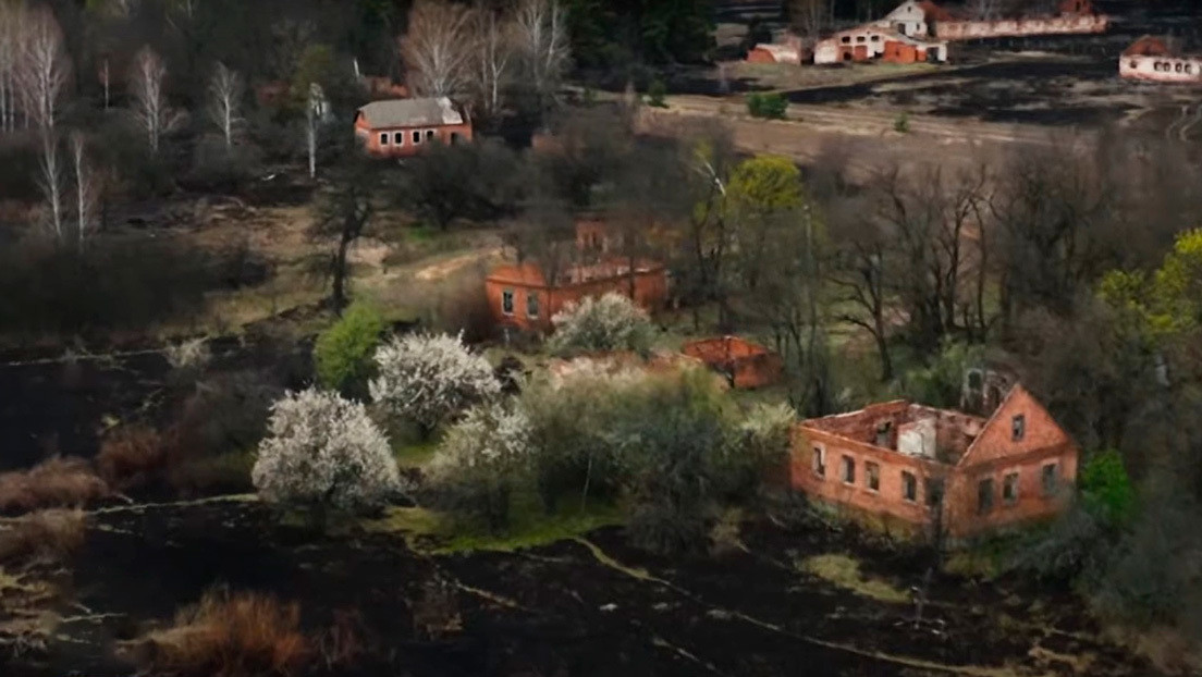 Este es el reguero de destrucción causado por los incendios en la zona de Chernóbil, cerca de los depósitos de residuos nucleares (VIDEO)