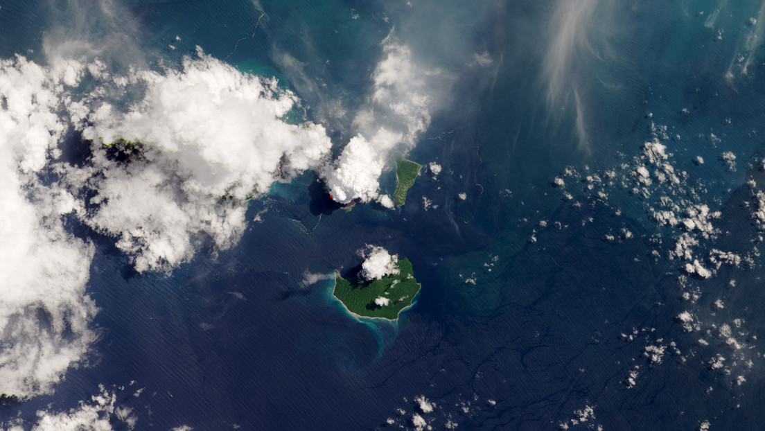 FOTO: Un satélite de la NASA capta una trepidante imagen del Krakatoa en erupción