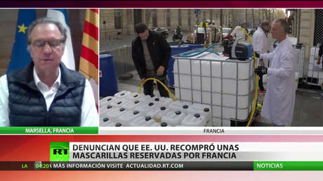 Denuncian que EE.UU. compró mascarillas chinas pedidas por Francia pagando un mayor precio