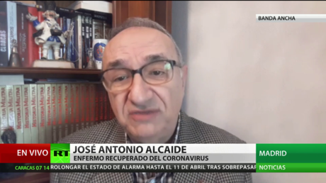 Paciente que sobrevivió al coronavirus a RT: "Es como si te hubiese pasado un tren por encima"