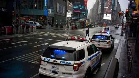 VIDEO: Times Square en tiempos del coronavirus en Nueva York
