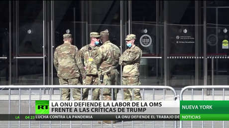 La ONU defiende el trabajo de la OMS frente a las críticas de Trump